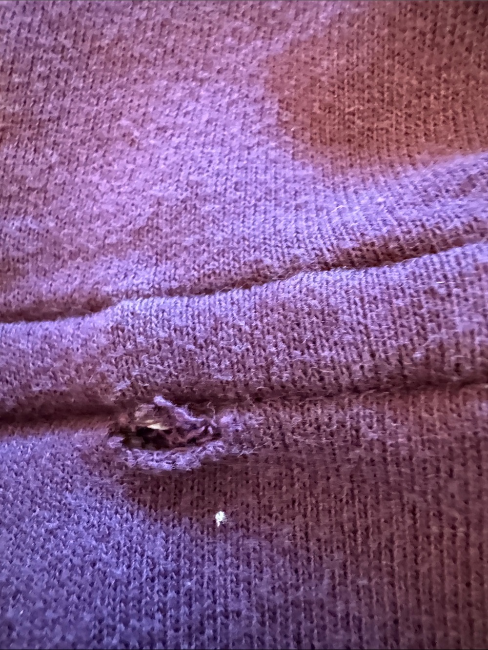 PINK Victoria's Secret Girls' Full-Zip Hoodie in Plum - Picture 4 of 4